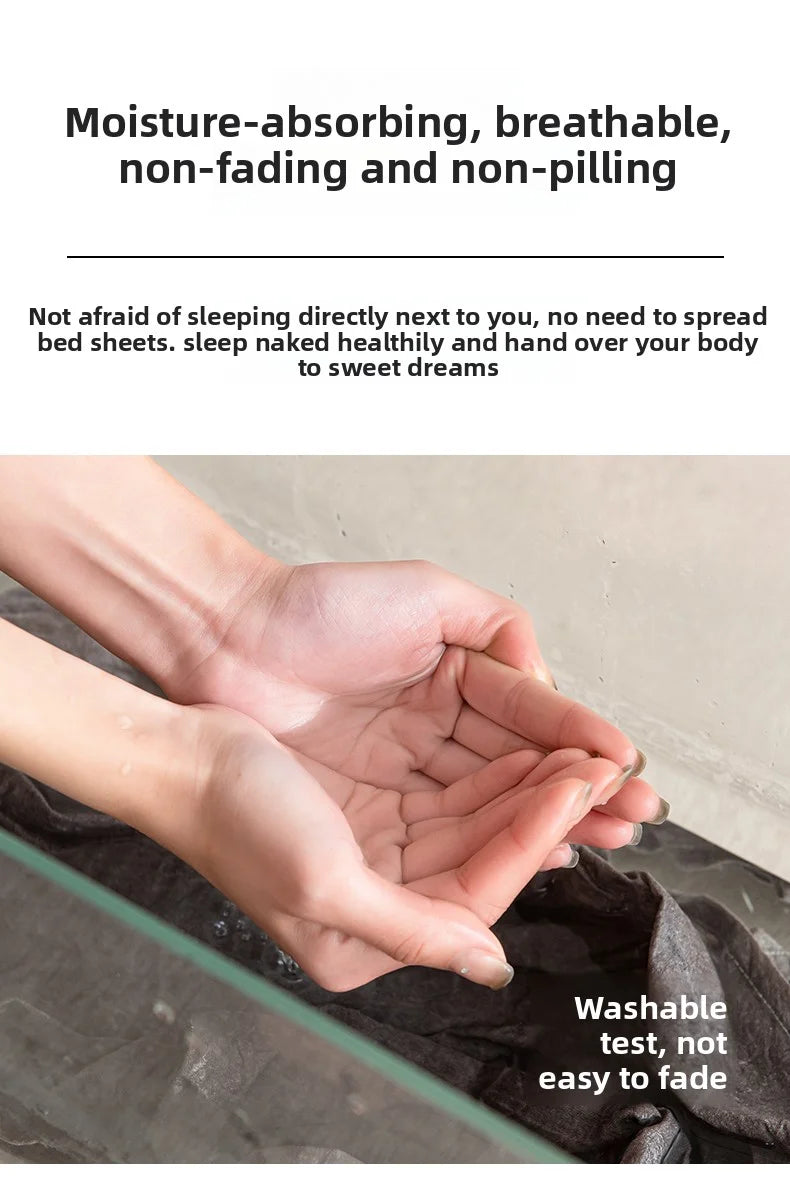 Brushed Cotton Waterproof Pillowcase – Soft Breathable Padded Pillow Cover, Single or 2-Piece Set