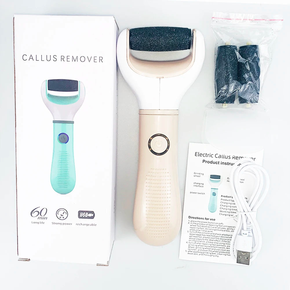 Electric Foot Grinder & Callus Remover – Dead Skin Scrubber for Cracked Heels