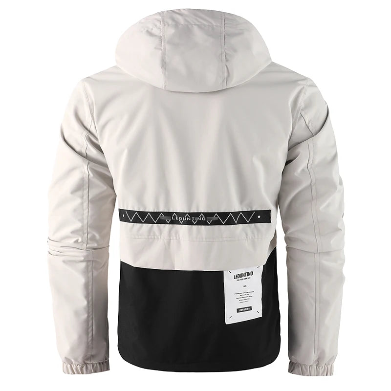 Men's Detachable-Hood Lightweight Jacket