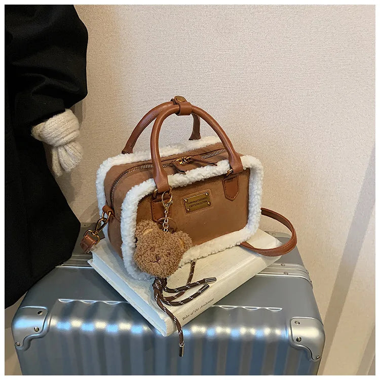 Plush Crossbody Bags for Women Shoulder Bags Versatile Purse and Handbags Designer Bag Female Bags Сумка Женская Bolsos Mujer