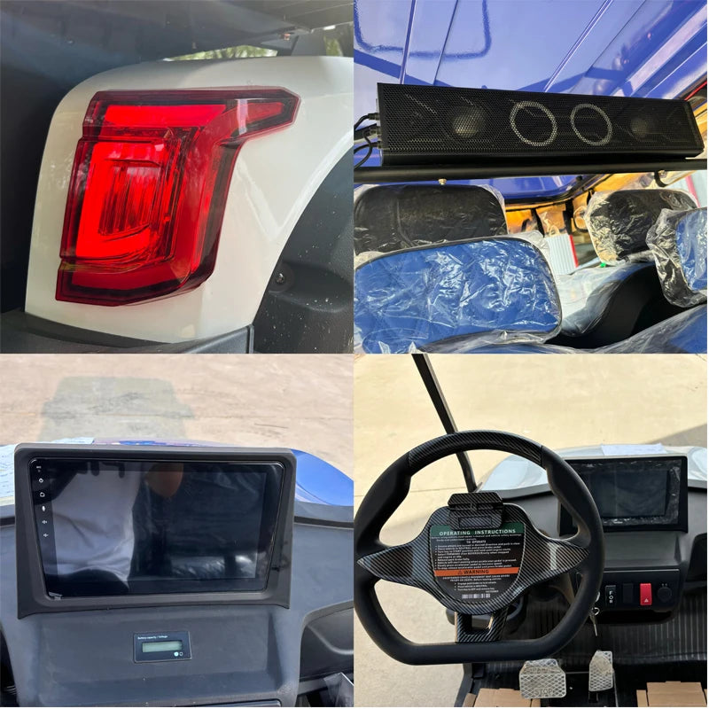 Professional High-Speed Electric Golf Cart — 2/4/6/8 Seat, 60V, 5000W