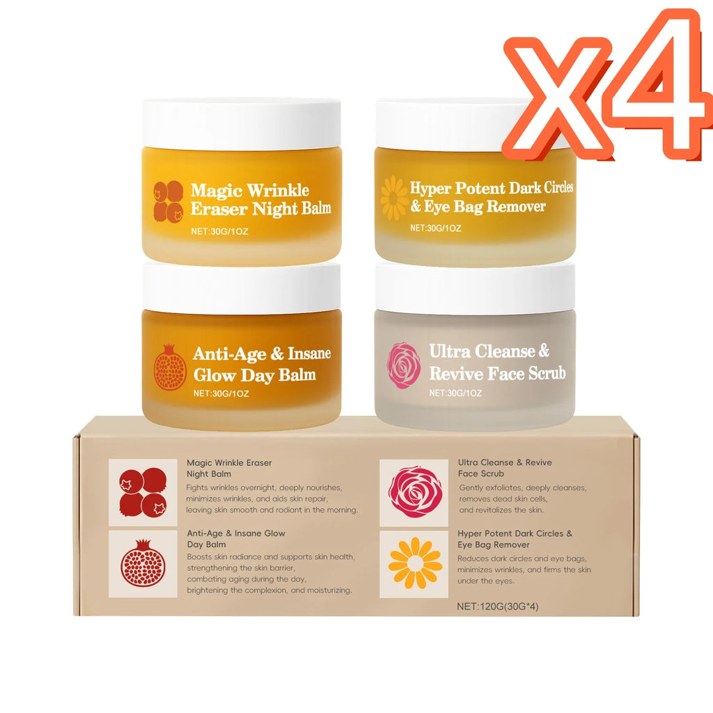 Day & Night Skincare Set – 4-Piece Brightening Barrier Repair Combo