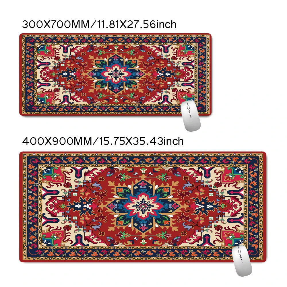Persian Rug XXL Gaming Mouse Pad — Large Vintage-Style Desk Mat