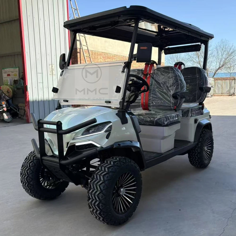 Street Legal 4-Seater Electric Golf Cart — 72V Lithium Battery, 5kW AC Motor