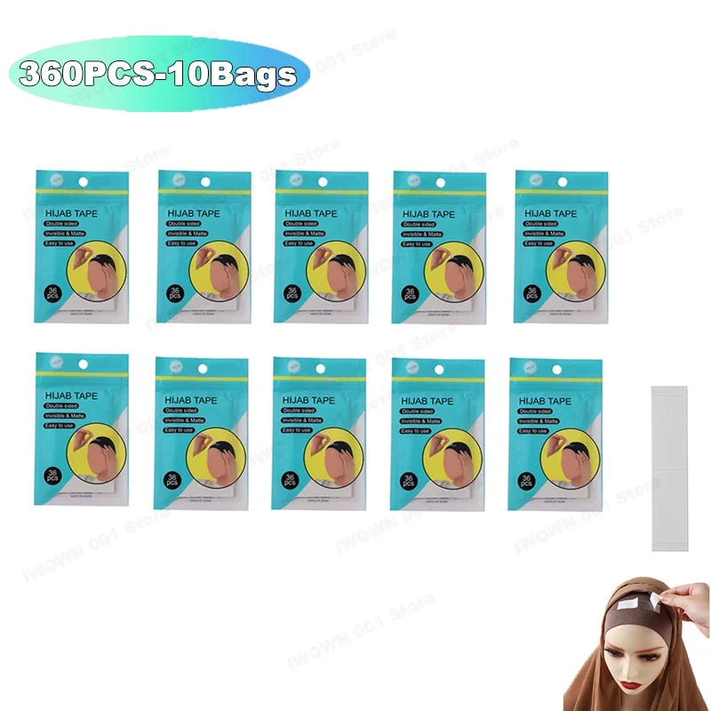 Double-Sided Body Tape 36-Pack — Invisible Waterproof Adhesive for Dresses, Hijab & Swimwear