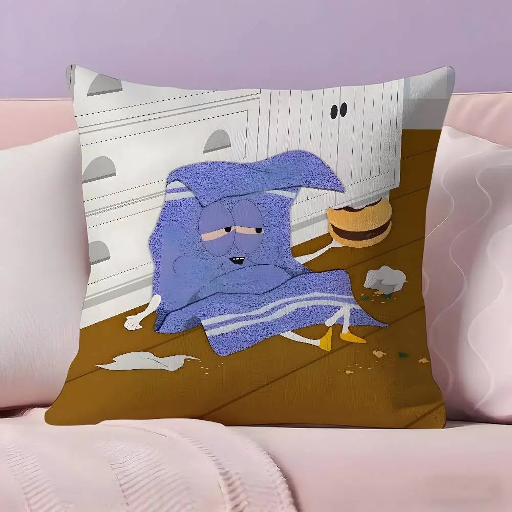 South Park Towelie Pillow Case – Ultra Soft Skin-Friendly Fabric, Concealed Zipper