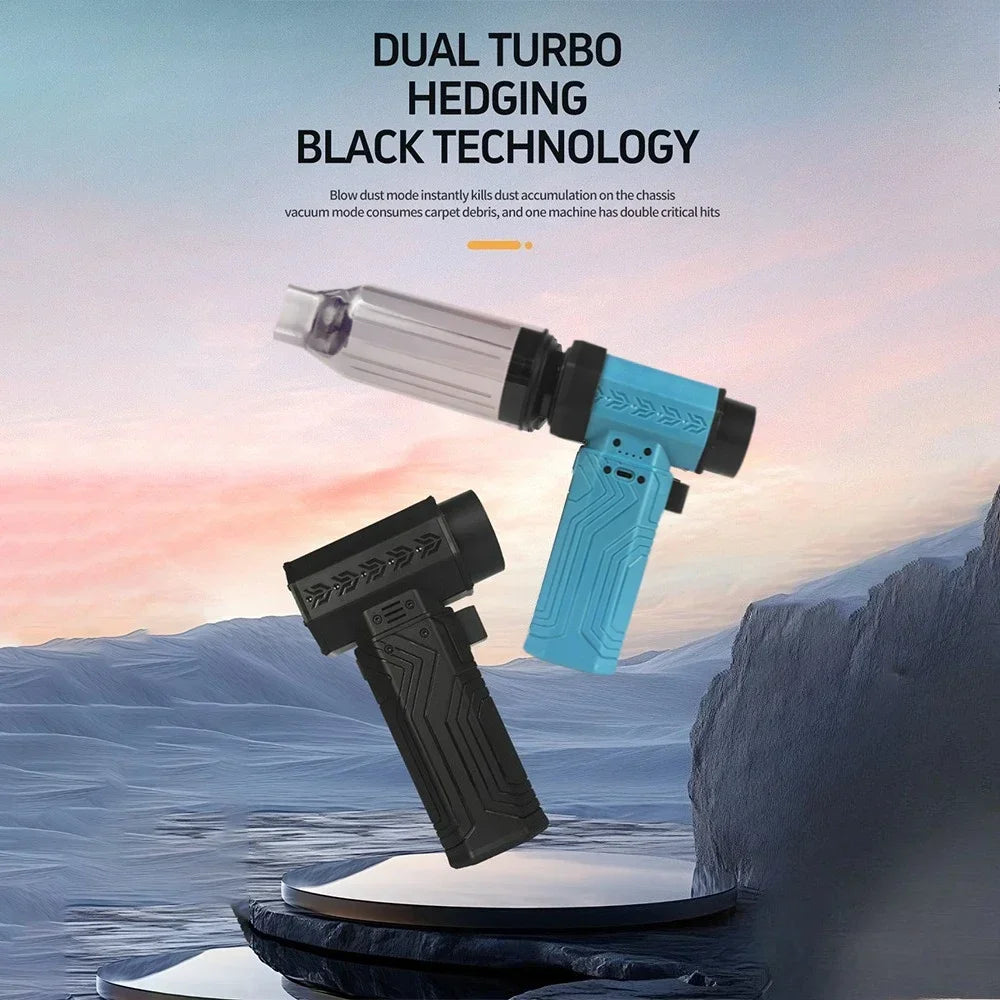 880000RPM Turbo Jet Fan Air Blower – 10000mAh 600g Thrust Brushless Duster for Car & Leaf Removal