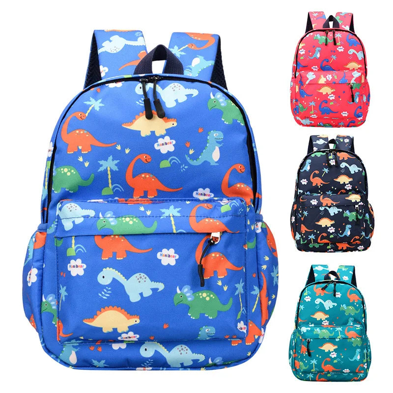 Dinosaur Print Backpack – Kids Kindergarten School Bag