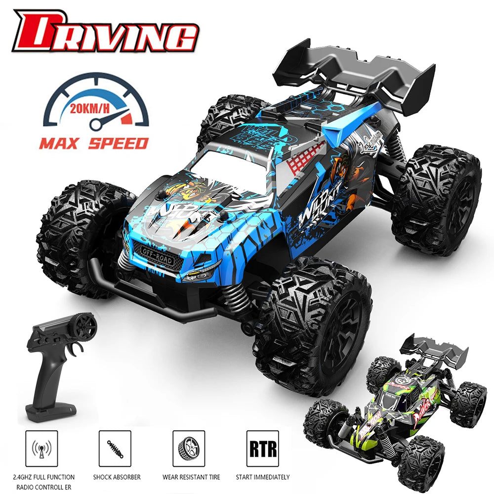 1:20 Scale 4WD RTR RC Monster Truck – High Speed Off-Road Climbing Drift Remote Control for Kids