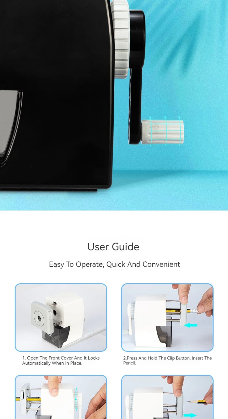 Deli Manual Rotary Pencil Sharpener