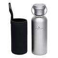 Boundless Voyage TA1 Pure Titanium Wide-Mouth Water Bottle – Ultralight Sport Bottle for Camping, Hiking & Travel