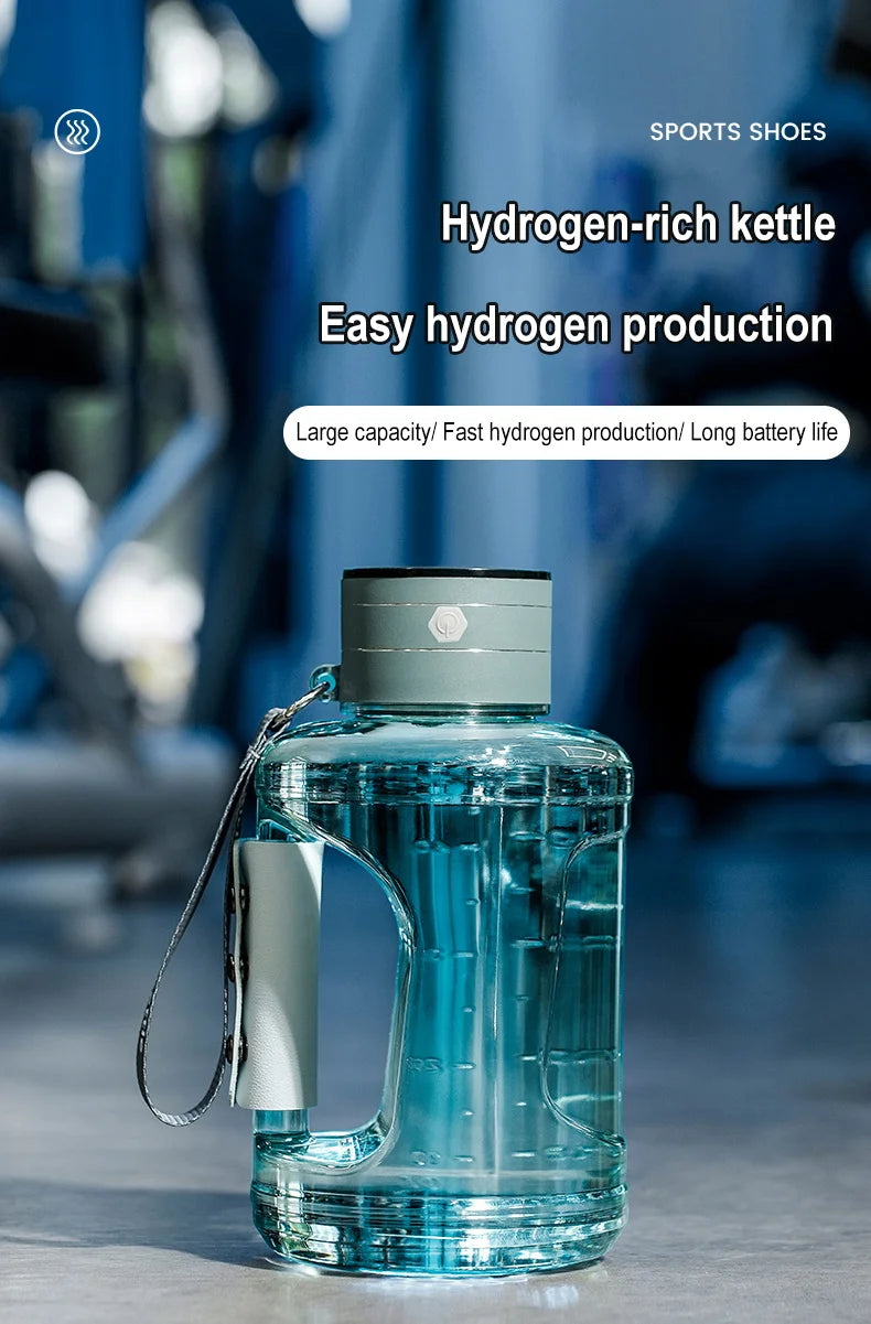 Hydrogen-Rich Water Bottle 1.5L — Portable Sports Hydration Kettle