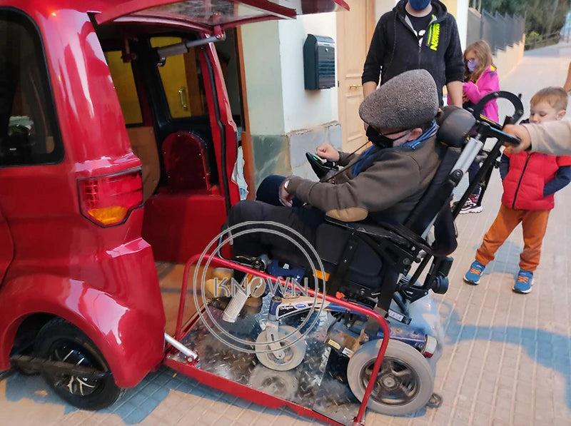 4-Wheel Electric Mini Car for Adults — Customizable Mobility Vehicle & Cargo Scooter