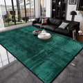 Plush Green Decorative Area Rug – Elegant Large Carpet for Living Room & Dining Room