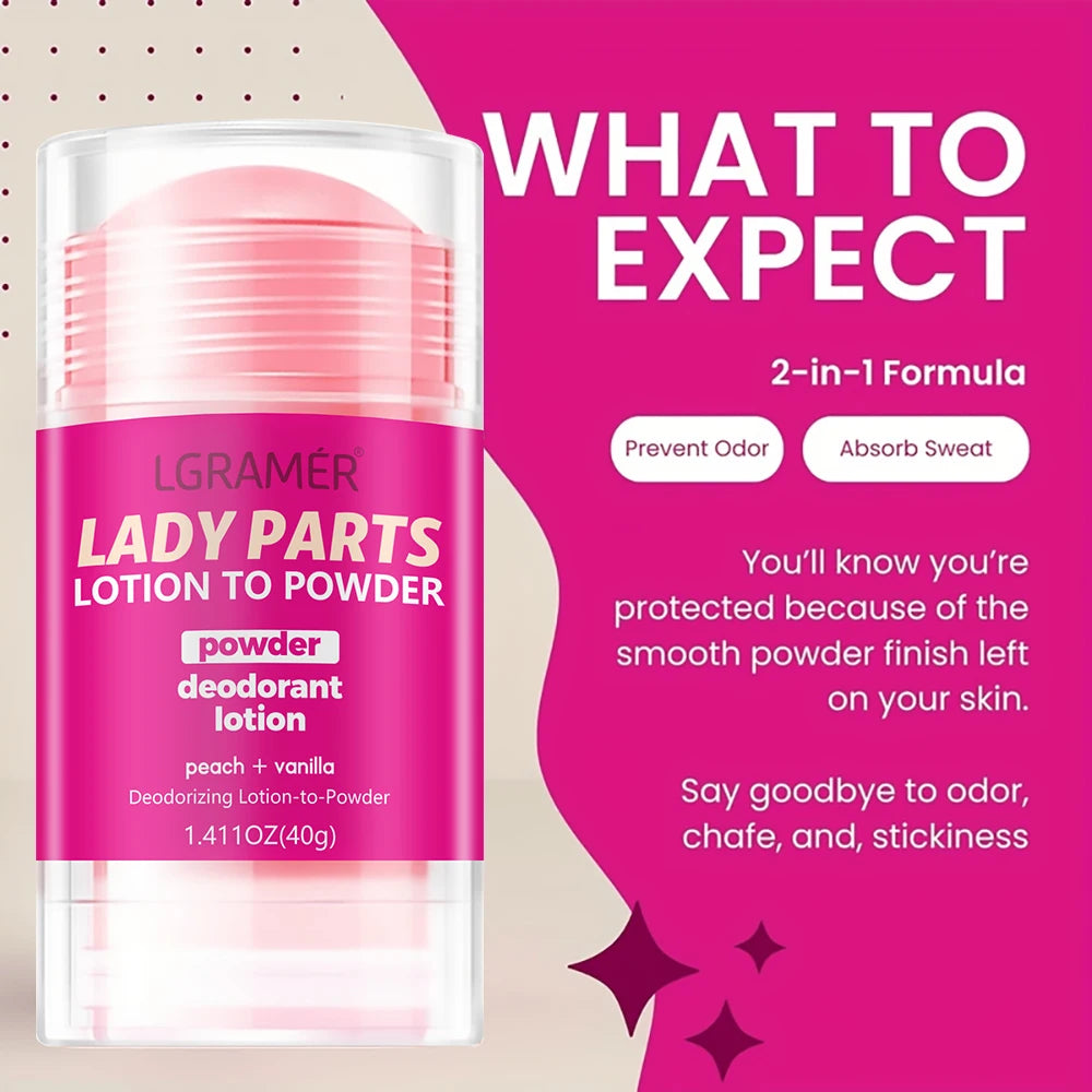Women's Peach Vanilla Deodorant Lotion – Multi-Fruit Long-Lasting Fragrance