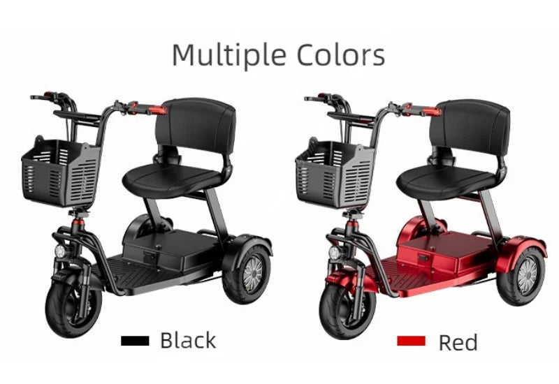 3-Wheel Folding Mobility Scooter for Seniors with Seat