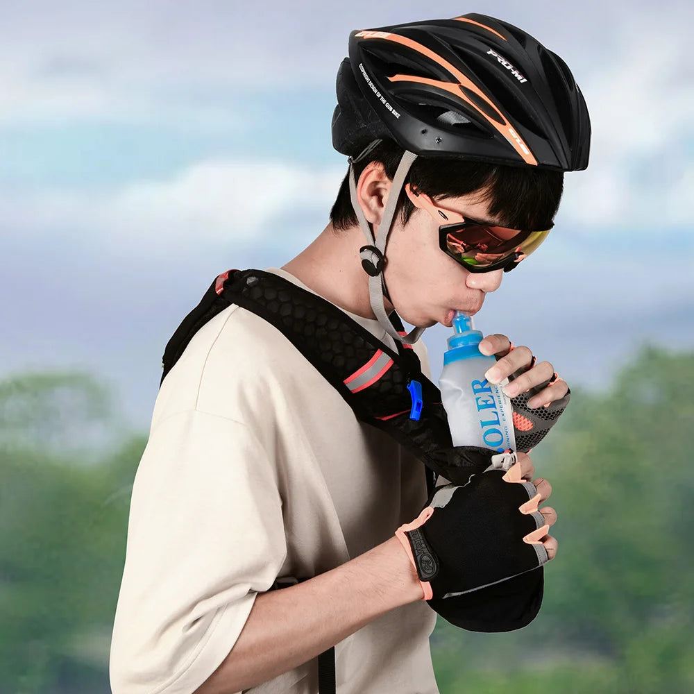 Outdoor Collapsible Silicone Water Bottle — 150–750ml Running Camping Hiking Travel Bottle