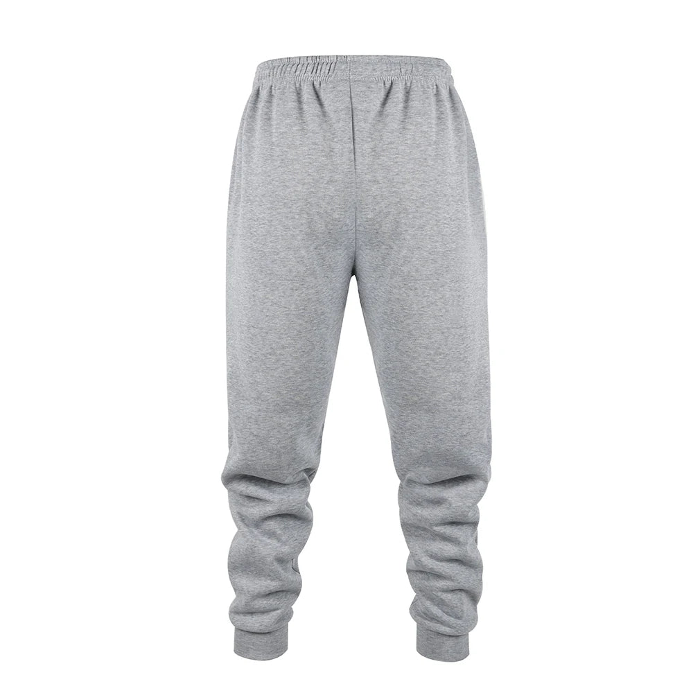 Men's Solid Color Jogging Sweatpants — Fitness Running Sport Trousers