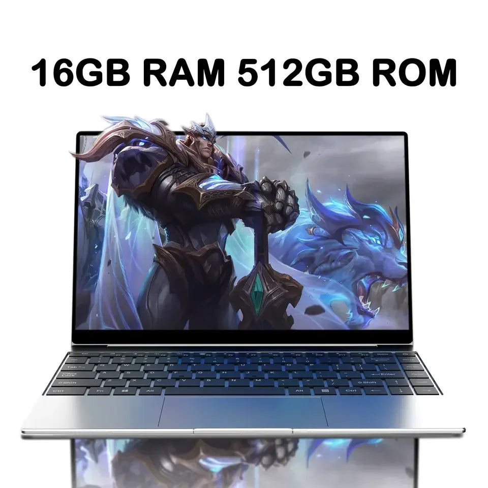 14.1" Intel 10-Core Gaming Laptop – 120Hz, Up to 32GB DDR4, 2TB SSD, Windows 11 Pro