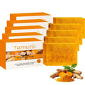 Turmeric & Kojic Acid Handmade Soap Bars – 5-Pack, 100g Each | Moisturizing & Exfoliating