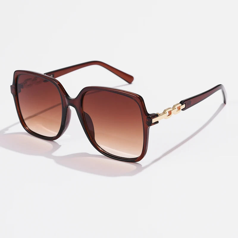 Women's Fashion Square Cycling Sunglasses | Big Frame Colorful Gradient Outdoor Shades