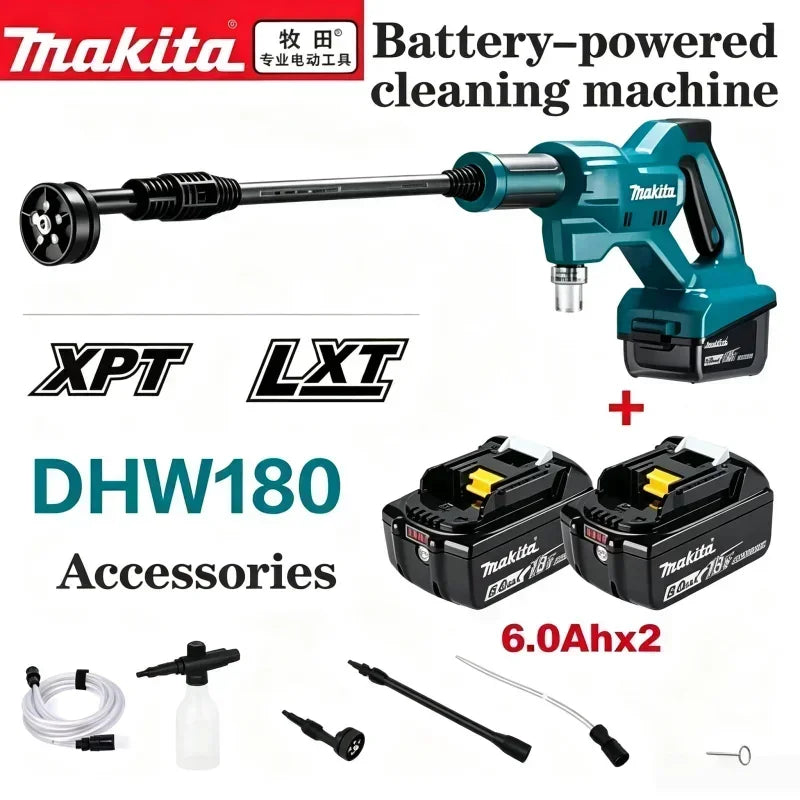 Cordless Pressure Washer – Makita 18V LXT Compatible