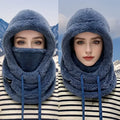 Polar Fleece Balaclava with Adjustable Hood and Neck Cover