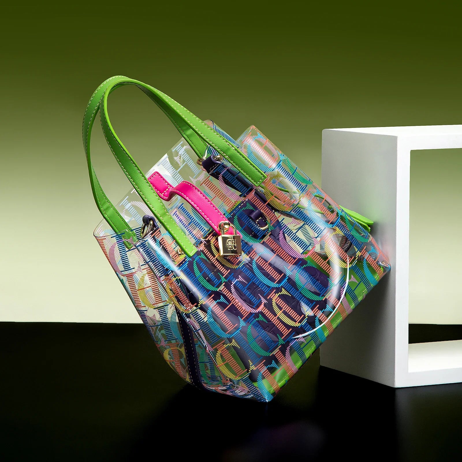 CH Transparent Luxury Shoulder Bag – Creative Personalized Fashion Design Handbag for Women 2026