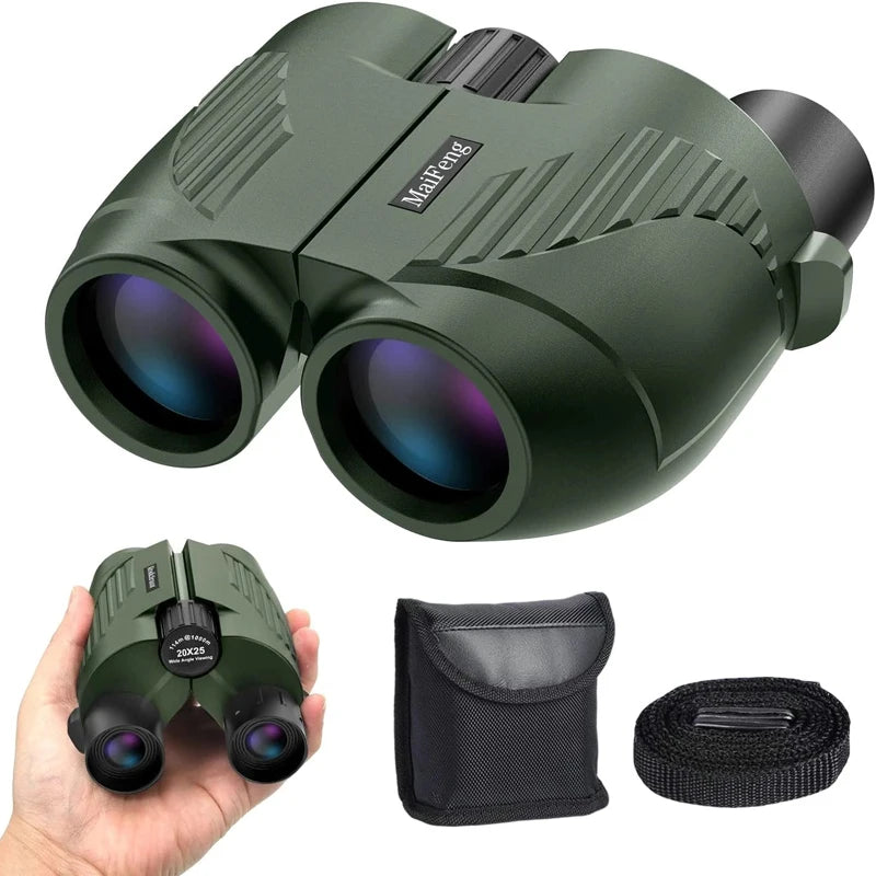 20x25 Compact Binoculars for Outdoor Viewing