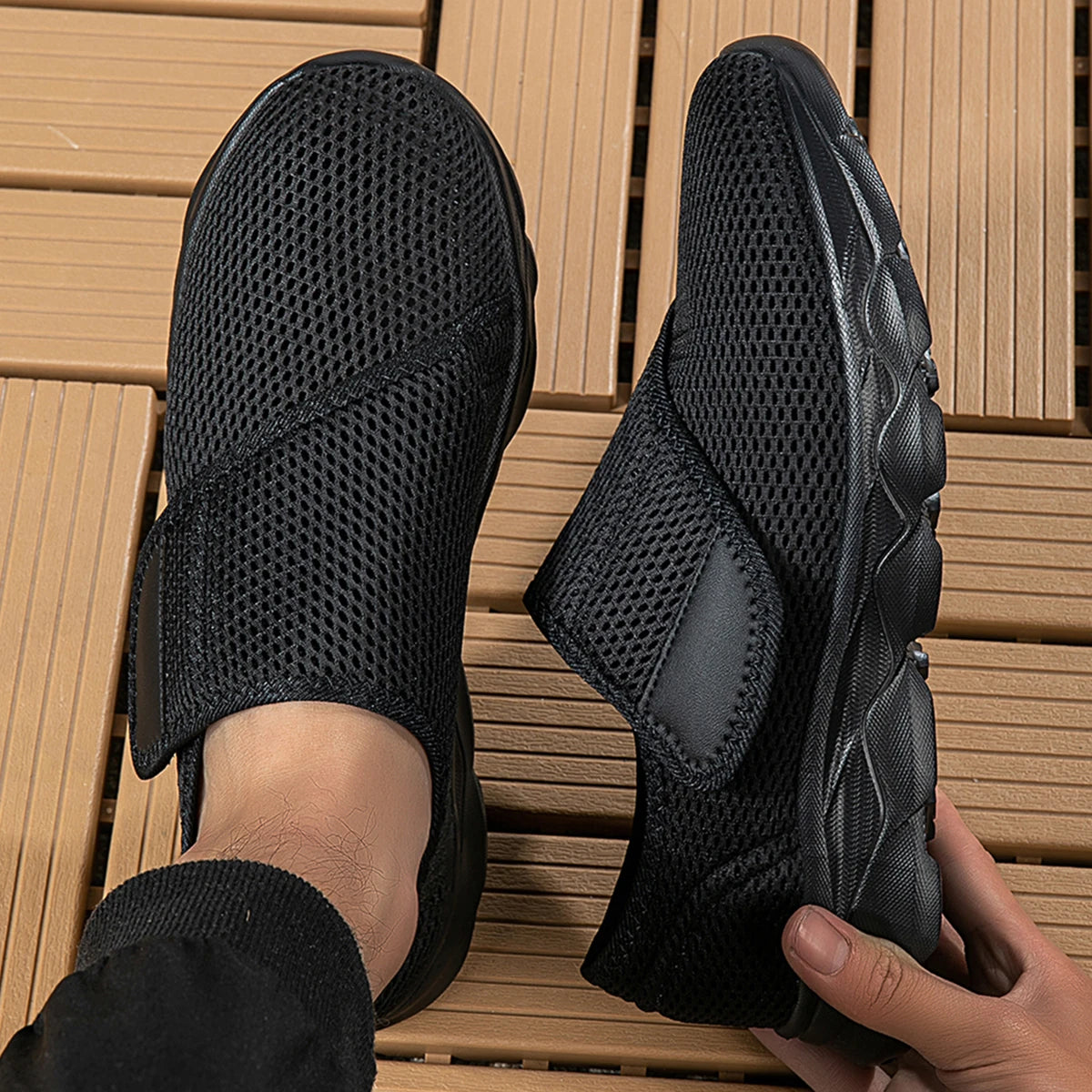 Wide Fit Orthopedic Diabetic Walking Shoes