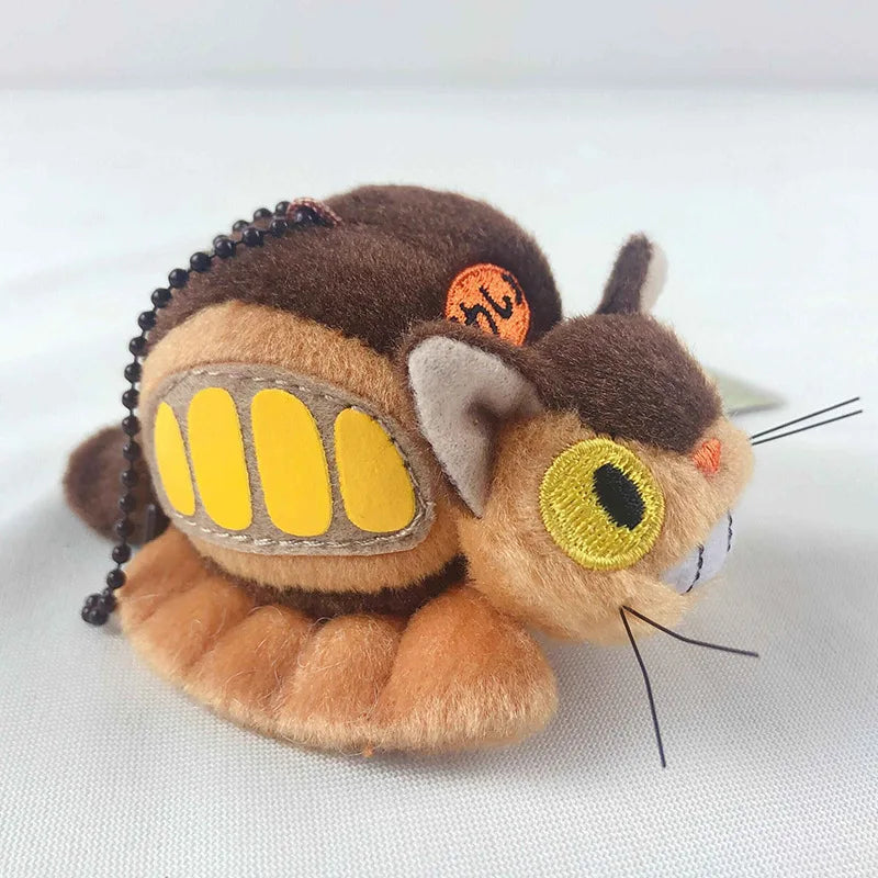 Anime Cat Bus Plush Coin Purse – Cartoon Shoulder Bag, Card Holder & Pendant Doll Gift
