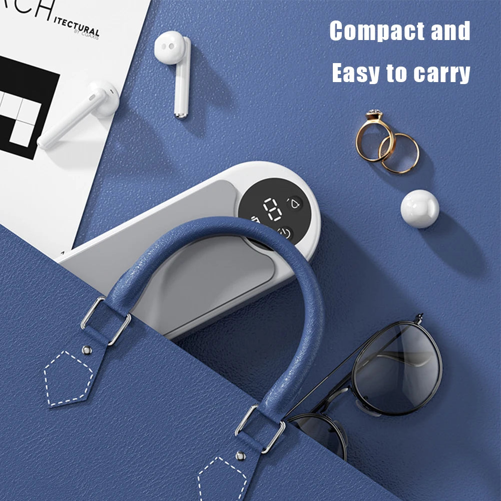 Portable Ultrasonic Jewelry & Glasses Cleaner — USB Rechargeable, 360° Deep Clean