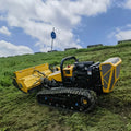 Remote Control Crawler Forestry Mulcher – Yanmar Diesel Hillside Grass & Weed Mower