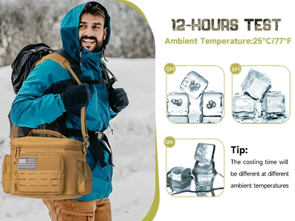 Tactical Thermal Cooler Bag – Heavy-Duty Lunch Carrier