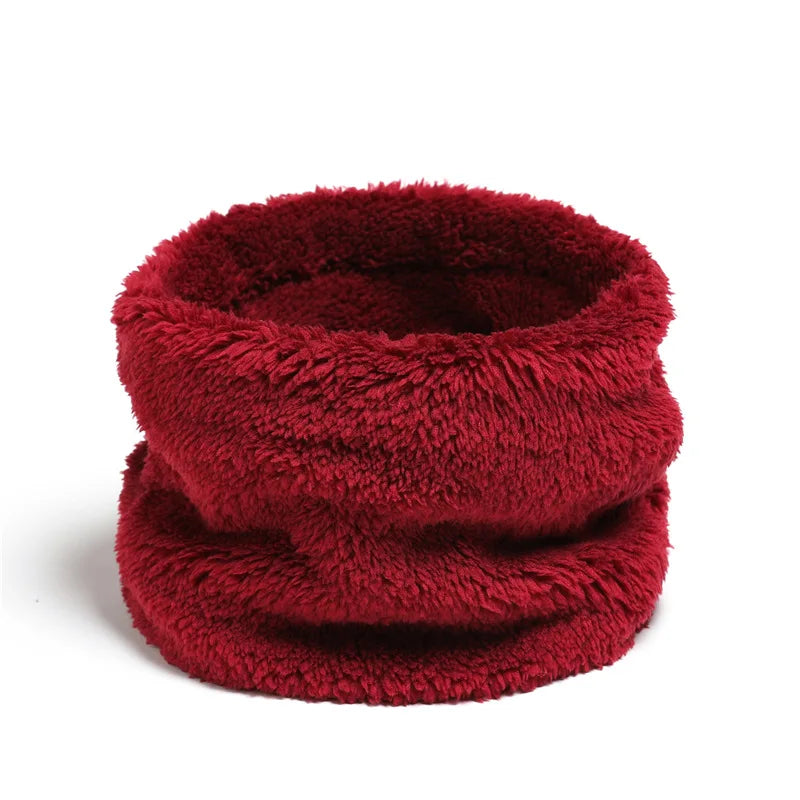 Winter Plush Ring Scarf — Warm Neck Warmer Unisex