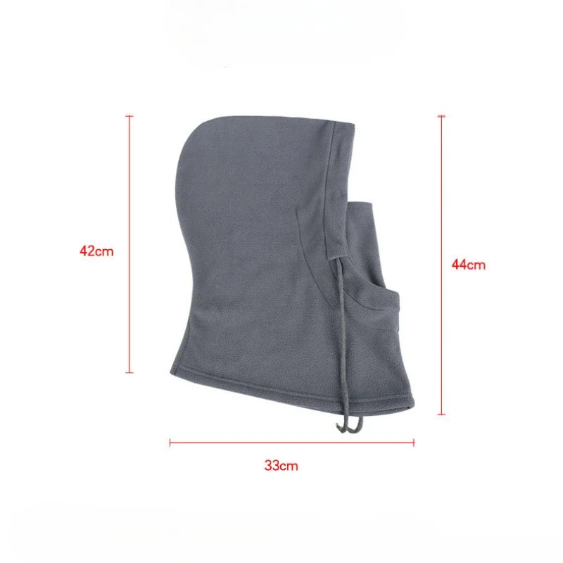 Unisex Fleece Thermal Balaclava — Windproof Winter Face Mask