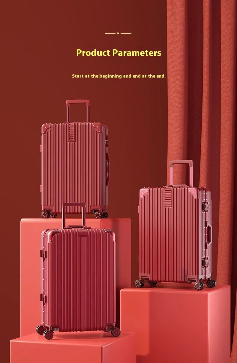 Lightweight ABS Rolling Suitcase Set — 20"/24"/28" Spinner Luggage Set