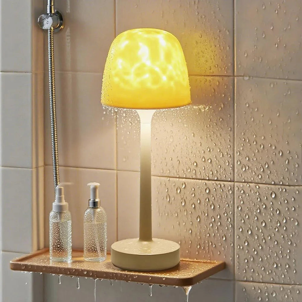 Water Ripple Lamp – Rechargeable RGB & Touch