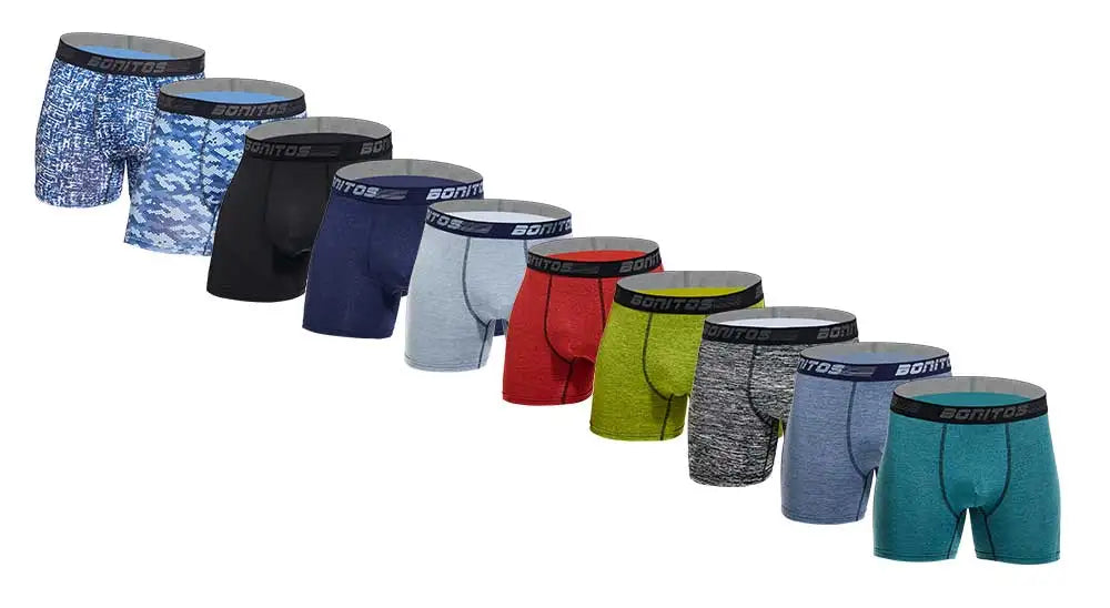 Men's Stretch Boxer Briefs, 4-Pack