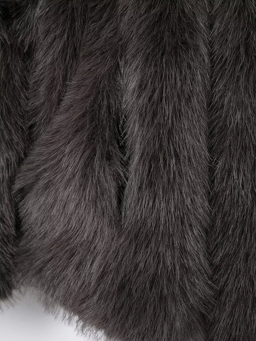 Women's Oversized Faux Fur Jacket – Single-Breasted Elegant Warm Coat