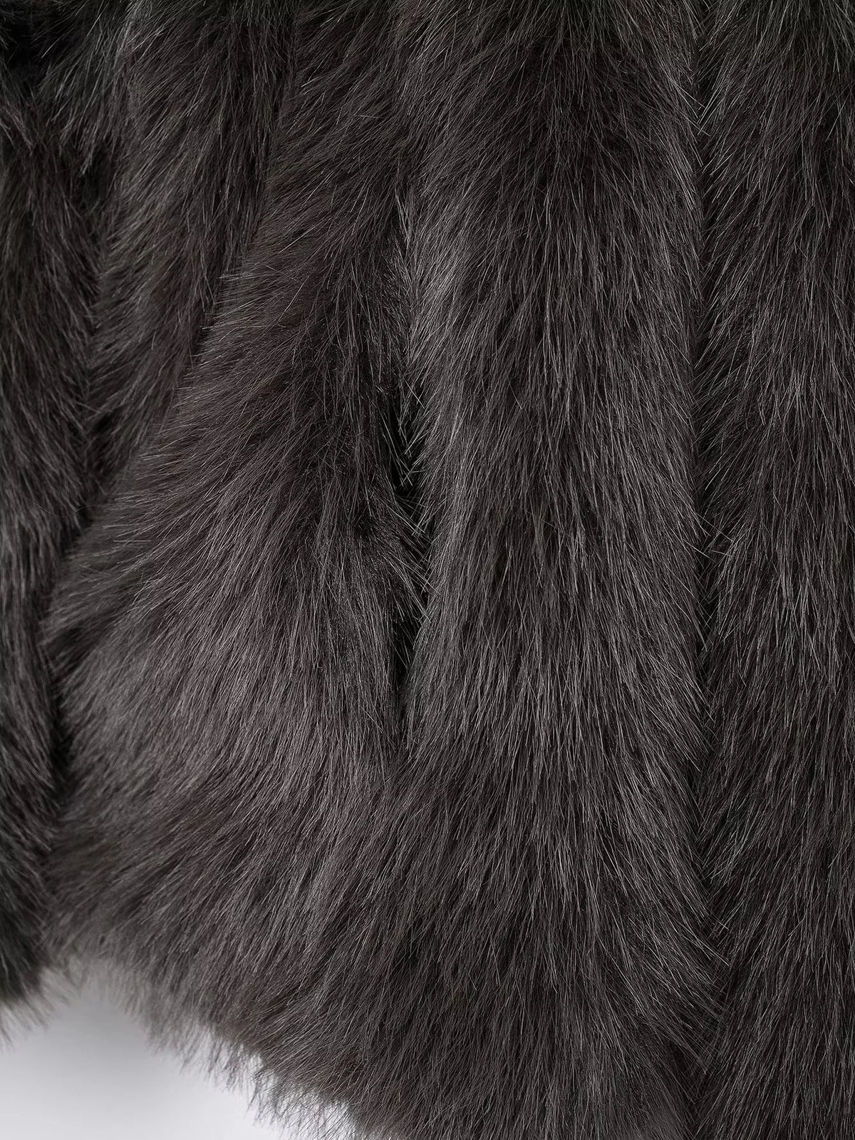 Women's Oversized Faux Fur Jacket – Single-Breasted Elegant Warm Coat