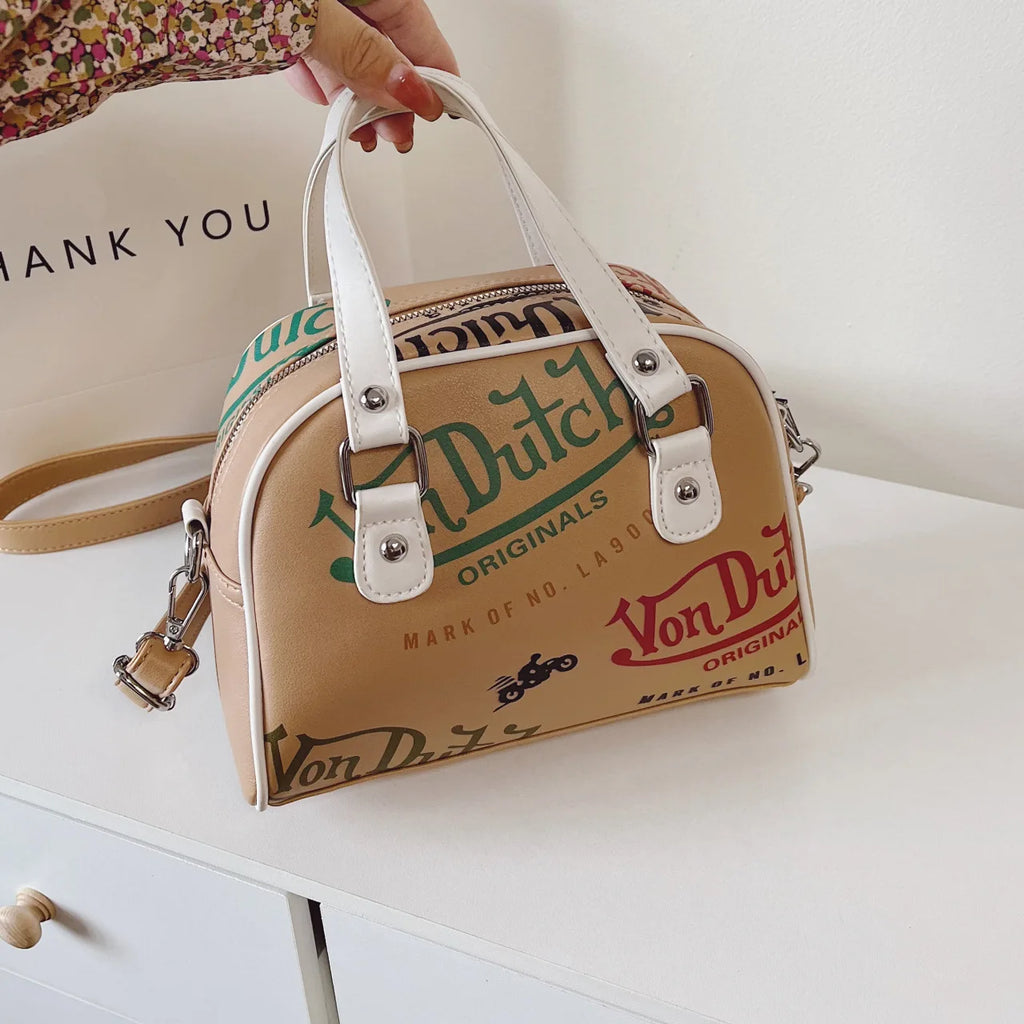 Large Capacity Retro Crossbody Bag – Versatile Women's Shoulder Bag & Handbag