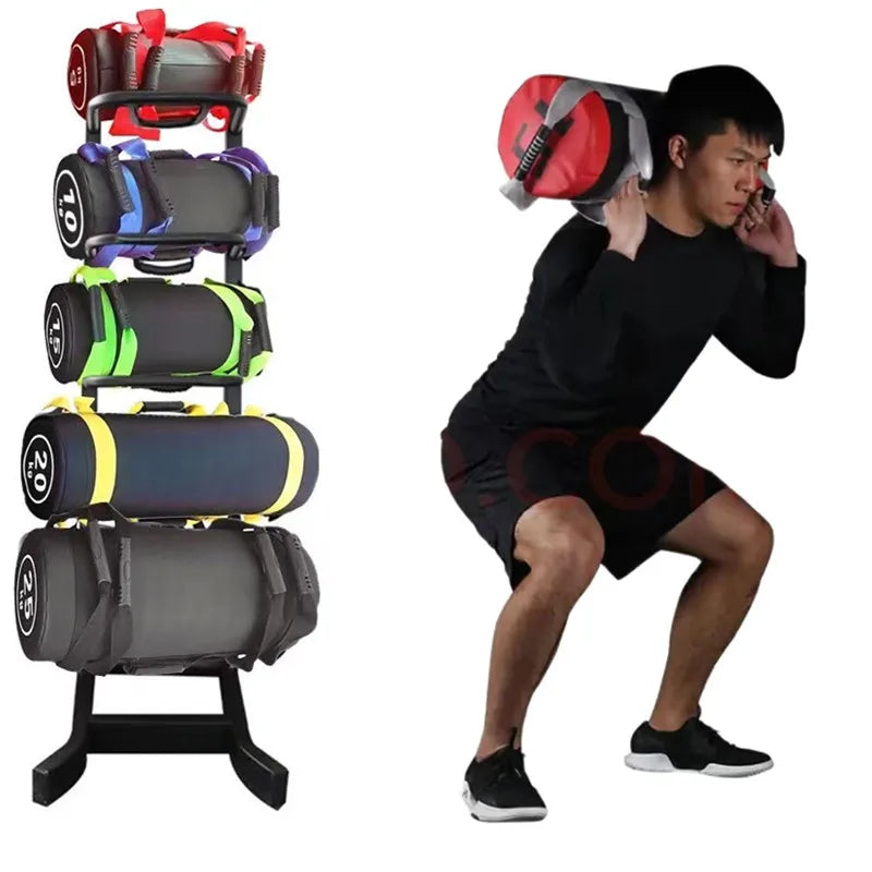 Fitness Sandbag – 5-30kg Unfilled Power Bag for Weight Lifting, Muscle Strength & Functional Training