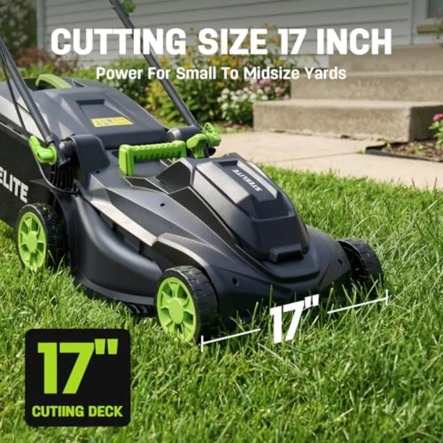 40V Dual-Battery Lawn Mower & String Trimmer Combo | Lithium-Ion, Extended Runtime, Residential Use