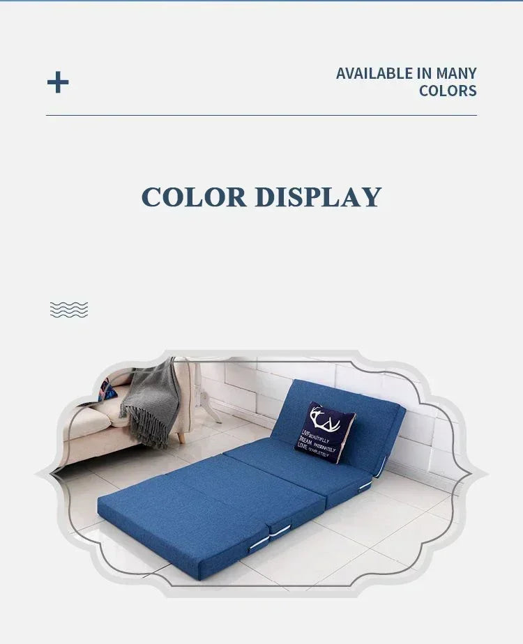 Foldable Memory Foam Mattress – Office Nap Mat, Single Bed Tatami Yoga Pad, Multiple Sizes