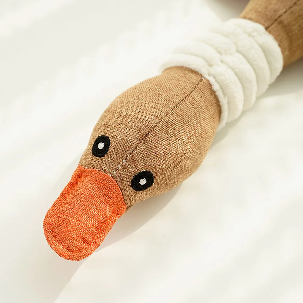 Geese Squeaky Chew Toy for Dogs & Cats