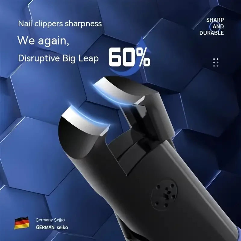 Professional Toenail Scissors – Extra Large Opening Ergonomic Waterproof Nail Clipper for Easy Trimming