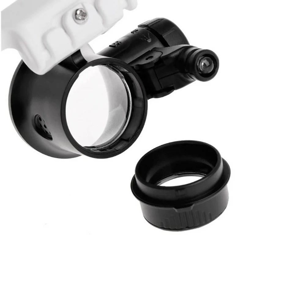 Adjustable Jewelry Loupe Magnifier — 8X 15X 23X with LED Light