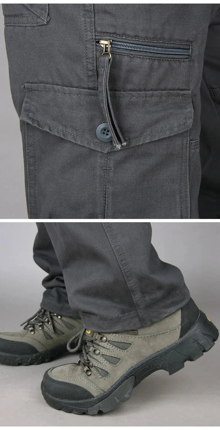 Men's Cotton Cargo Work Pants