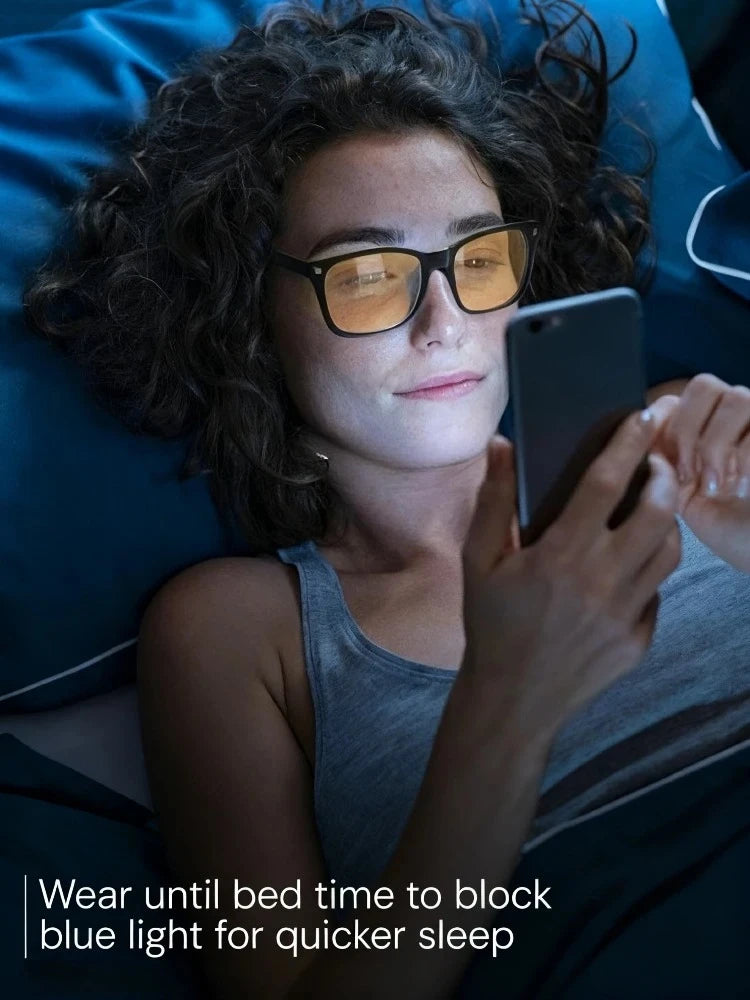 Blue Light Blocking Glasses — Red Lens Sleep & Gaming Glasses for Eye Strain Relief